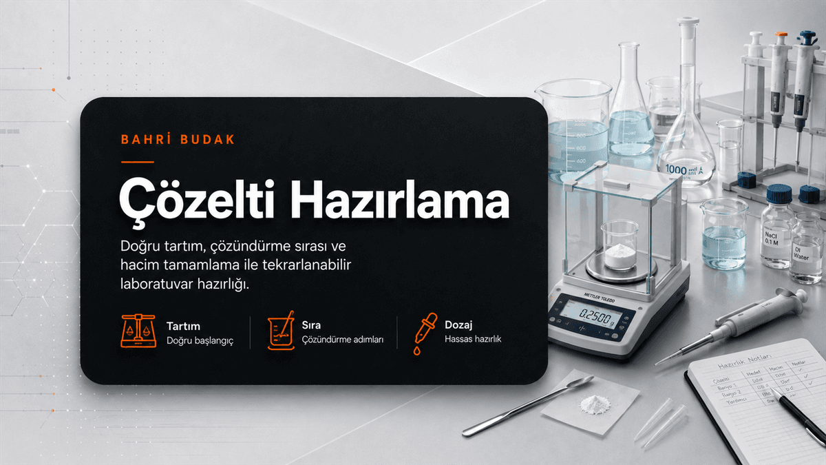 Boyahane Laboratuvari: Cozemli Hazirlama ve Recete Hesaplama