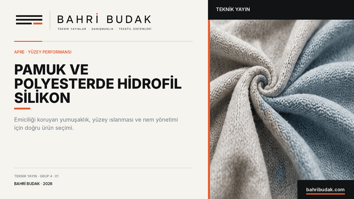Pamuk ve Polyesterde Hidrofil Silikon Kullanımı