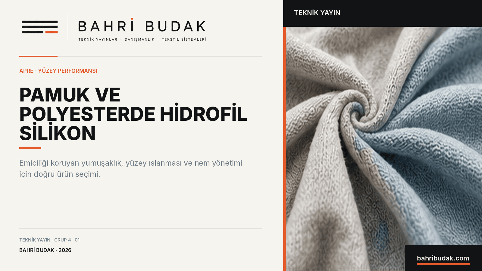 Pamuk ve Polyesterde Hidrofil Silikon Kullanımı