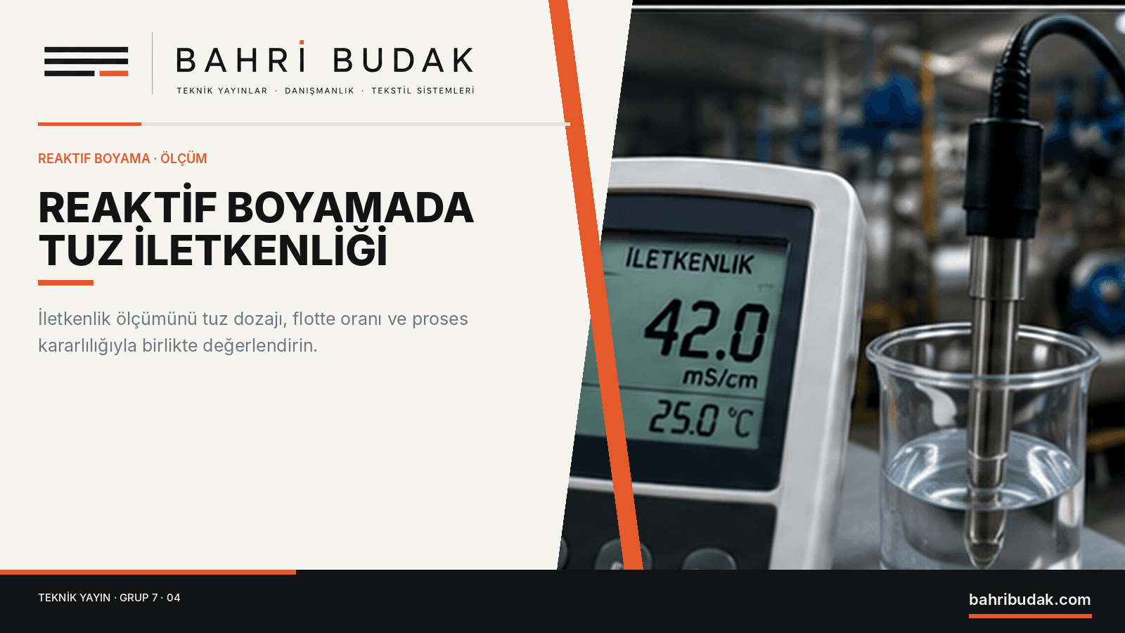 Tekstil Boyamada Gözden Kaçan Kontrol Noktası: Tuz İletkenliği