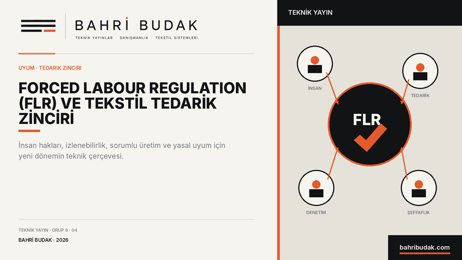 Forced Labour Regulation (FLR): Tekstil Sektörü İçin Tedarik Zinciri ve İzlenebilirlik Notu