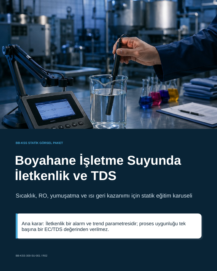 Boyahane İşletme Suyunda İletkenlik, TDS, Sıcaklık ve Isı Geri Kazanımı